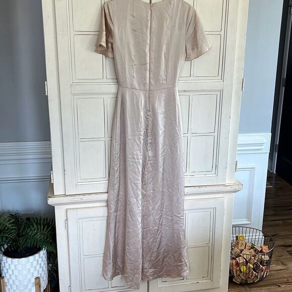 Show Me Your Mumu size XS champagne color Rome Twist Gown dress - Picture 4 of 4